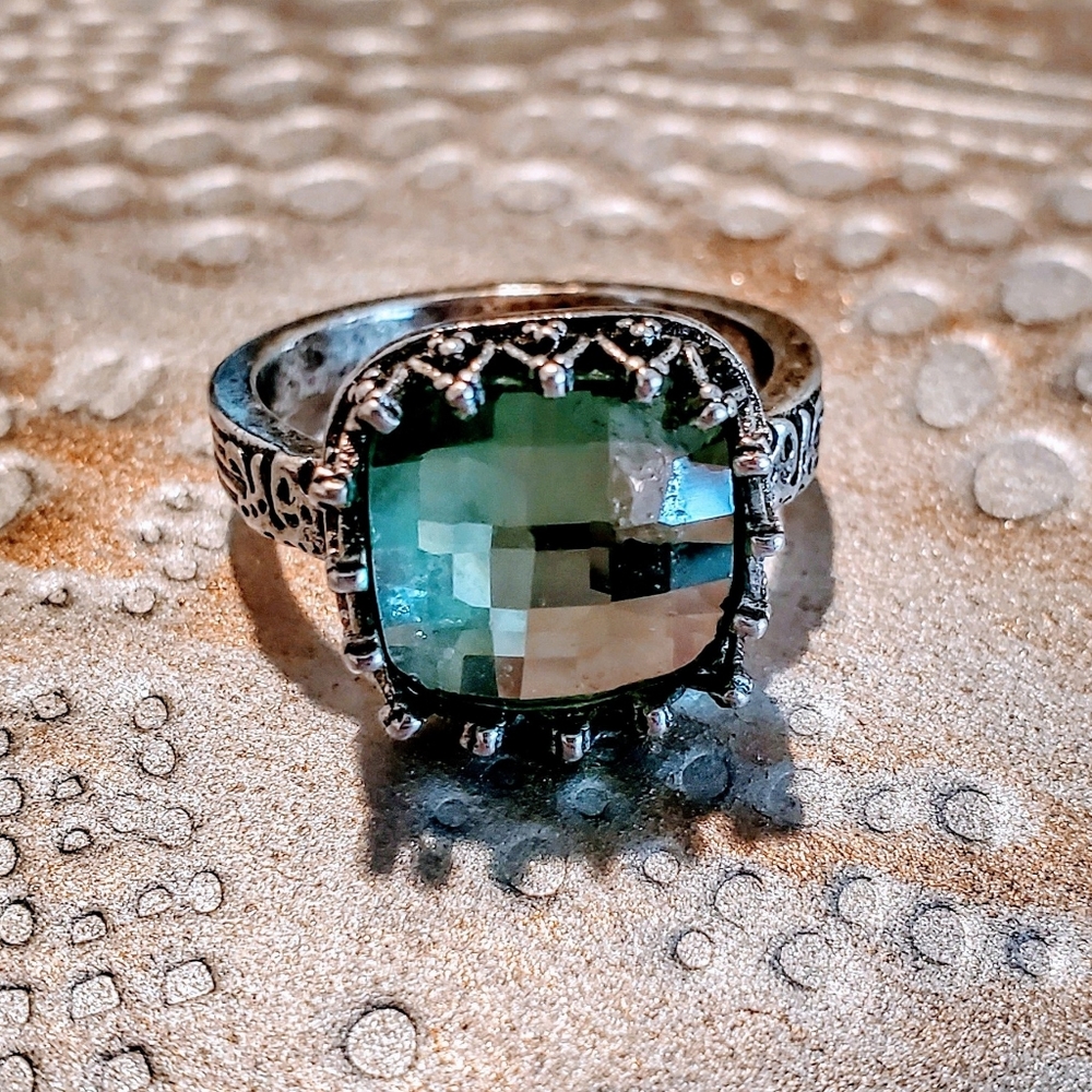 Game of Thrones House of the Dragon Green Gemstone 925 Silver Ring - Picture 3 of 13